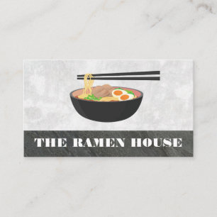 Ramen Noodles Chopstick Business Card