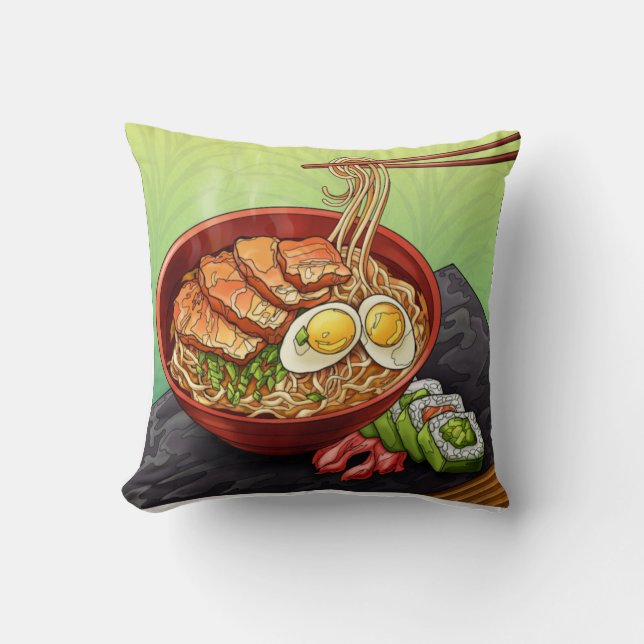 Ramen noodles cushion (Front)