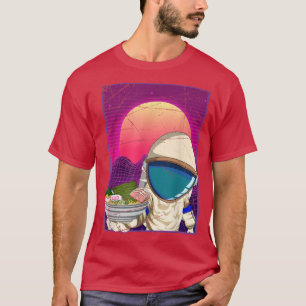 Ramen Noodles Lover Retro 80s Art Vaporwave Astron T-Shirt