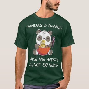 Ramen Panda Shirt Sarcastic Panda Lover Ramen Love