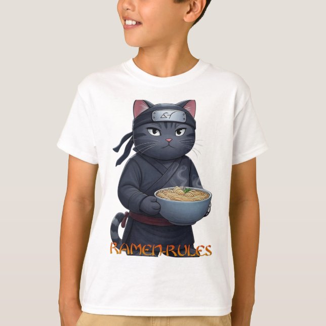 Ramen-Rules T-shirt (Front)