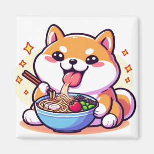 Ramen Shiba Inu Magnet – Cute & Tasty Vibes for Yo