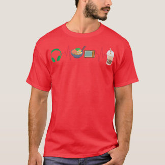 Ramen Shirt K-pop Ramen Boba Bubble Tea K-Drama Lo