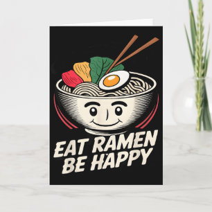 Ramen Shirt Kawaii Style Funny Japanese Anime Grap Card