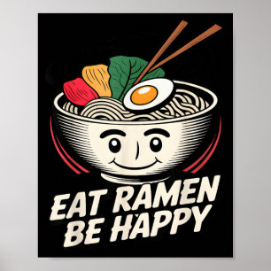Ramen Shirt Kawaii Style Funny Japanese Anime Grap Poster