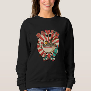 Ramen Skateboard Anime Graphic Japanese Noodle Ska Sweatshirt