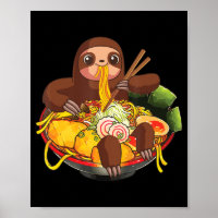Ramen Sloth Kawaii Anime Japanese Food Gifts Kids 