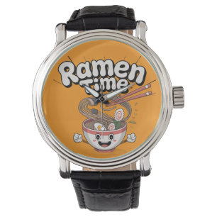 Ramen Time – Cute Cartoon Ramen Bowl Watch