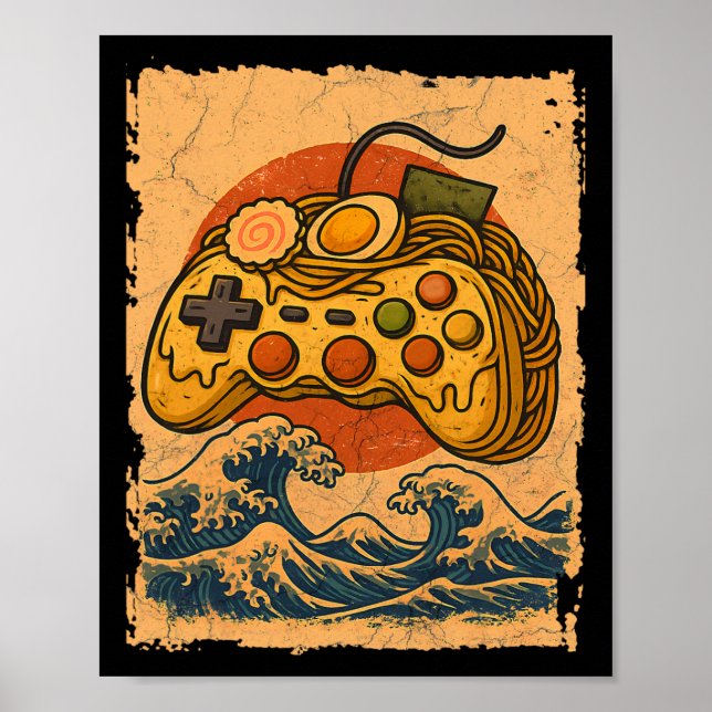 Ramen Video Game Controller  Poster (Front)