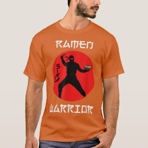 Ramen Warrior Funny Foodie Noodles Short Sleeves  T-Shirt