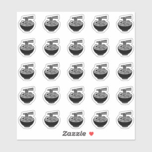 Ramen Wedding Place Card Meal Party Menu Choice