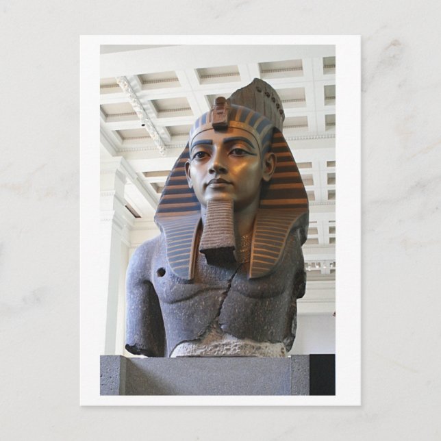 Ramesses Great Museum Statue Egyptian Art Postcard (Front)