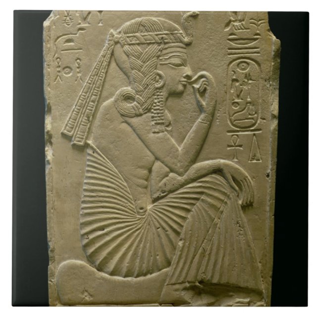 Ramesses II (1279-1213 BC) as a child, New Kingdom Tile (Front)