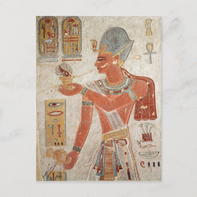 Ramesses III  in battle dress Postcard (Front)