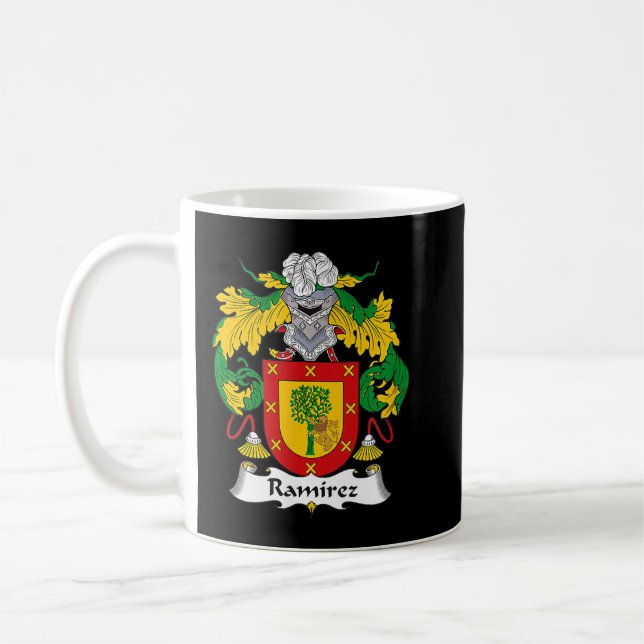Ramirez Coat of Arms  Family Crest  Coffee Mug (Left)