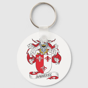 Ramirez Family Crest Key Ring