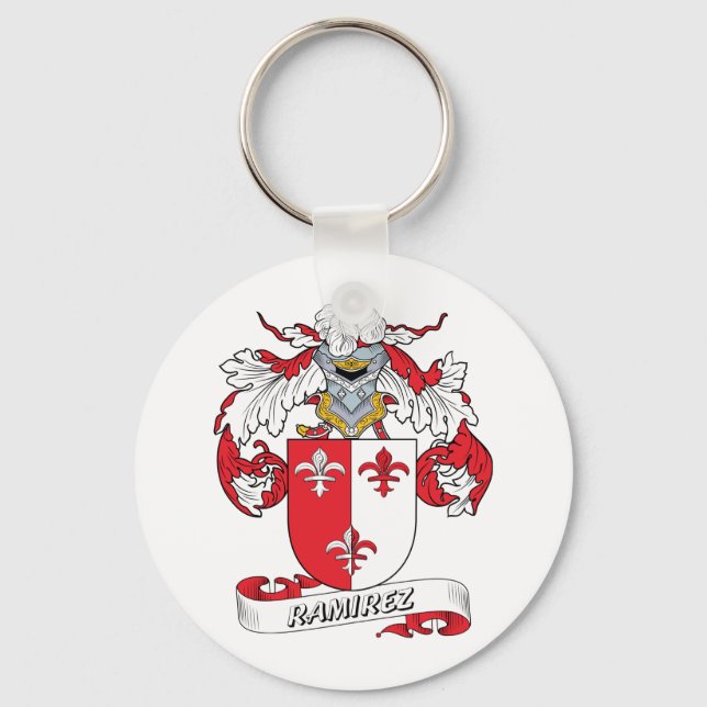 Ramirez Family Crest Key Ring (Front)
