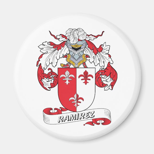 Ramirez Family Crest Magnet (Front)