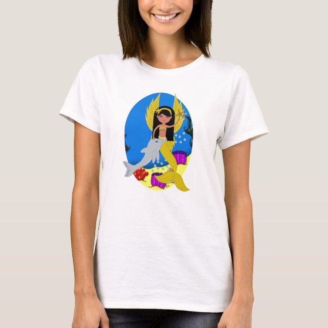 Ramla the Merfaery with Dolphin T-shirt (Front)