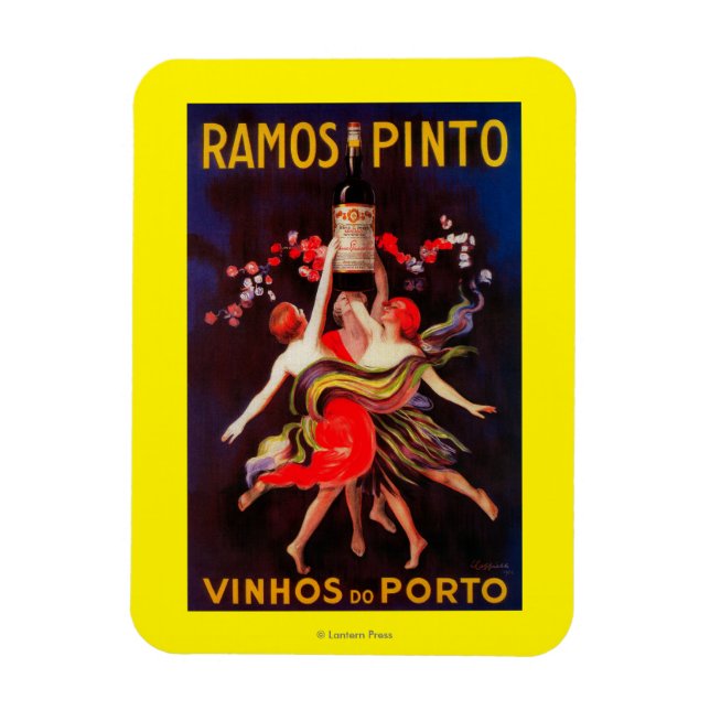 Ramos Pinto Vintage PosterEurope Magnet (Vertical)