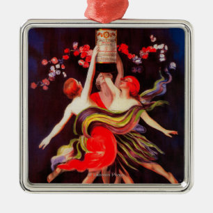 Ramos Pinto Vintage PosterEurope Metal Tree Decoration