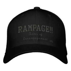 Rampage Terms of Enrampagement Embroidered Hat