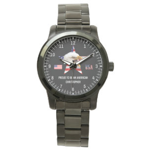 Rampant Eagle, The American Flag, Patriotic Watch