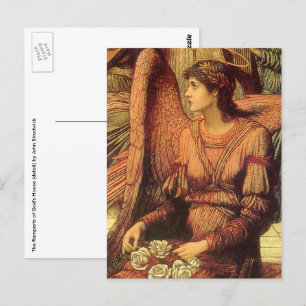 Ramparts of God's House, Angel by John Strudwick Postcard
