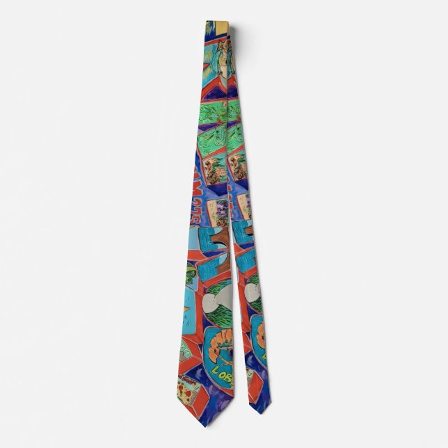 Ramrod Key on a neck tie (Front)