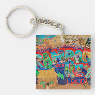 Ramrod Key sign on a keychain