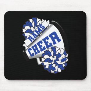 Rams Cheer Ck To School Cheerleading Spirit B Mouse Pad