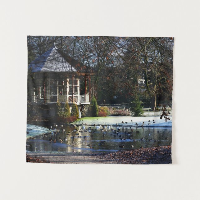 Rams Woerthe Tea House wtcnm Tapestry (Front (Horizontal))