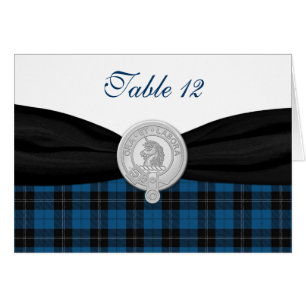 Ramsay Hunting Tartan Special Occasion Table Card