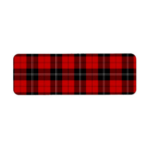 Ramsay tartan red black plaid