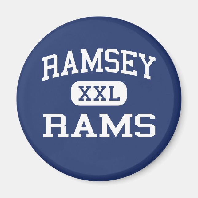 Ramsey - Rams - High School - Ramsey New Jersey Magnet (Front)