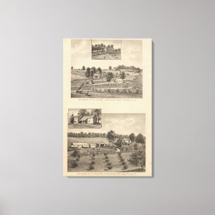 Ramsey, Williams residences Canvas Print