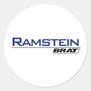 Ramstein Brat -A001L Classic Round Sticker