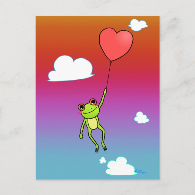 Rana Volando Postcard (Front)