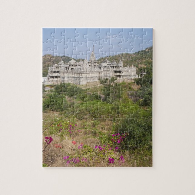 Ranakpur Jain Temple, Ranakpur, Rajasthan, India Jigsaw Puzzle (Vertical)