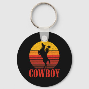 Ranch Cowboy Horseback Riding Rodeo Gift Cowboy Key Ring