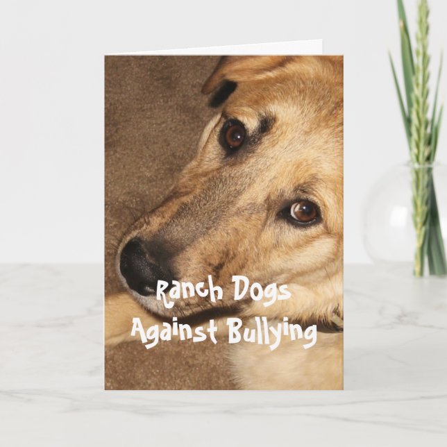 Ranch Dogs Against Bullying - Cowboy Parenting Card (Front)