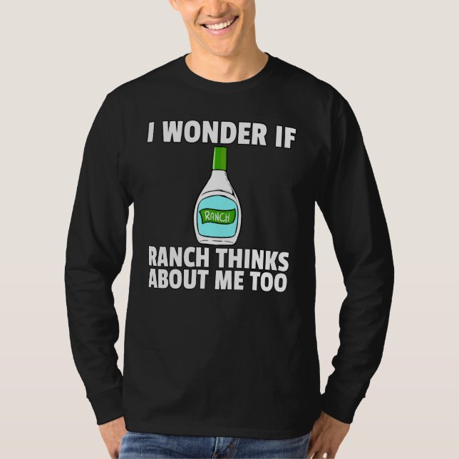 Ranch Dressing   Condiment Sauce T-Shirt (Front)