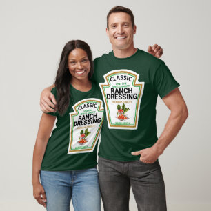 Ranch Dressing Group Condiment Family Matching T-Shirt