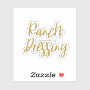 Ranch Dressing Storage Sticker