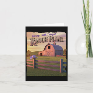 Ranch Plans - Western Is Back - Western For You -  Card