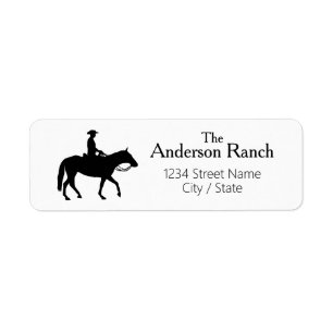 Ranch Return Address Labels