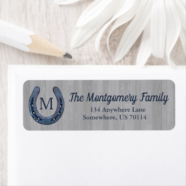 Ranch Rustic Farmhouse Horseshoe & Barn Wood (Insitu)