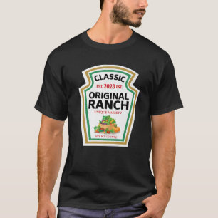 Ranch Sauce Green Salad Dressing Halloween Costume T-Shirt