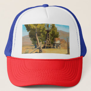 Ranch Windmill, Carson, Nevada by Maynard Dixon Trucker Hat