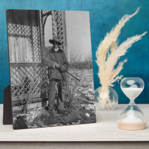 Rancher & Canadian Cowboy Outlaw of American West Plaque